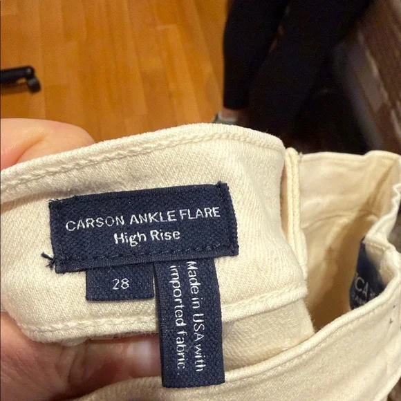 Veronica Beard Cream Women Jeans - Picture 5 of 5